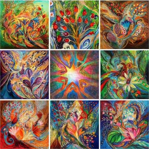 Yumeart Paint With Diamond Painting Flowers Diamond Embroidery Mosaic Mandala Cross Stitch Rhinestones Art Handwork Home Decor