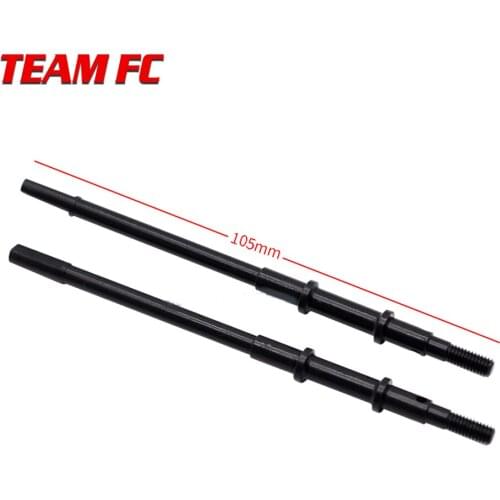 2pcs 2pcs Hard Steel Front/Rear Axle CVD Drive Shaft Dogbone For 1/10 Rc Crawler Axial Scx10