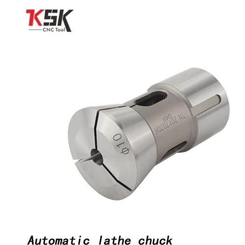 0.01mm After the pull type Automatic lathe chuck Stone Pavilion he long round hole hexagonal hole square hole