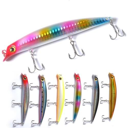 1PCS Minnow Fishing Lure 120mm/15g Artificial Hard Bait Bass Pike Crankbait Wobblers Jig Fishing Pesca For Artificial fishing