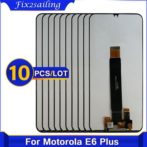 10 pcs/lot Original Display For Motorola Moto E6 Plus LCD Display Touch Screen Sensor Digitizer Assembly For moto E6Plus lcd