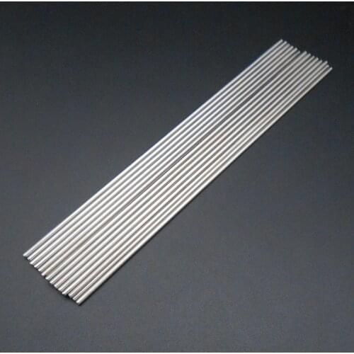 20Pcs X Dia. 2MM X Length 150MM G2*150 #45 Steel Shaft Nickel Plated Surface Technology Building Block Parts 2X150 Toy Car Gear