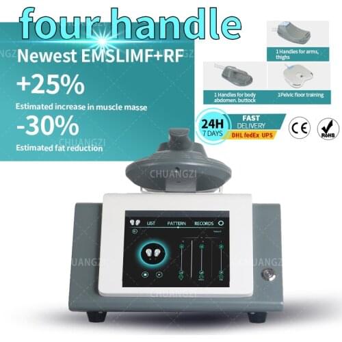 Free shipping Factory Sale HIEMT Emslim Electromagnetic Muscle Stimulator Sliming Device EMS No Pain