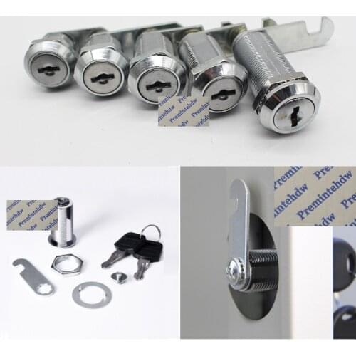 4Pcs/Lot16mm 20mm 25mm 30mm 40mm Disc Tumbler Cam Lock File Cabinet Desk Drawer Toolbox Mailbox Gym Locker Keyed Alike Differed