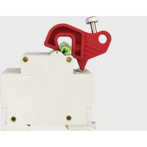 Electrical Circuit Breaker Lock Dogs MCB Tagout RCD Miniature Lockout Lock Off Device Universal Plastic Case Circuit Breaker Kit