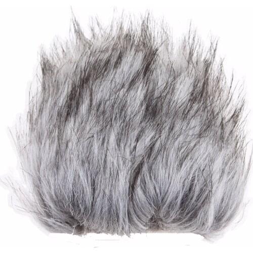 Artificial Fur Microphone Muff Windscreen Wind Sleeve Shield Cover For Zoom H1 H2N H4N Q3 For Sony D50 Recorder 120x130mm