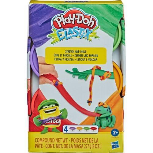 Hasbro Play-Doh Elastic 4-Piece Dough - Bold