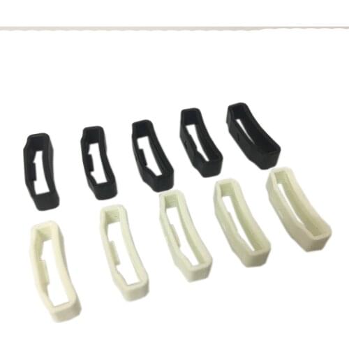Honecumi Black / White Loop For Garmin Fenix 5X Rubber Smart Watch Band Ring Loops For Garmin Fenix 3/3HR/5X Accessory