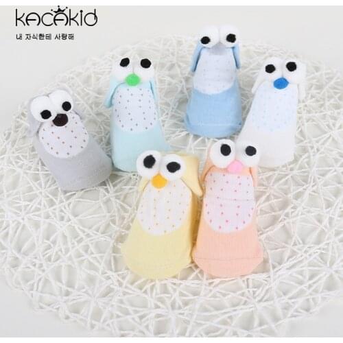 KACAKID 1-1T Unisex Newborn Baby Socks Cute Penguin Pattern Kids Newborn Baby Socks Cotton Comfort Kid Newborn Baby Socks Ka1252