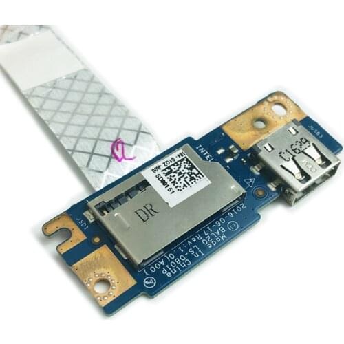 New Original For Inspiron 15 5565 5567 USB board Card Reader SD card Board with Cable BAL20 LS-D801P BAL30 NBX0001Z200