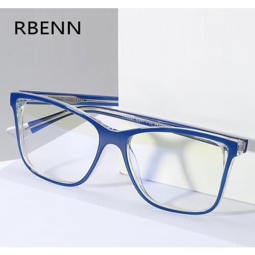 RBENN 2020 New Anti Blue Light Computer Glasses Women Cat Eye TR90 Blue Light Blocking Eyewear Gaming Glasses UV400