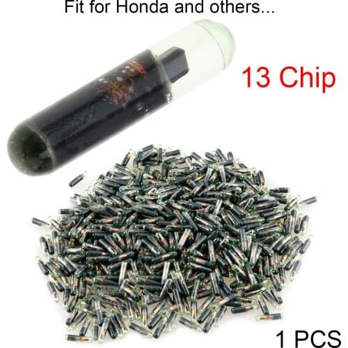 Blank ID 13 Glass Chip Car Key Transponder Chip Replacement Fit for Honda Car Vehicle Automobile SUV