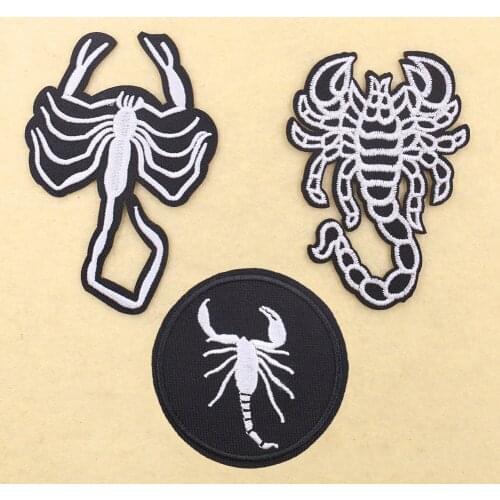 Reptile Animal Scorpion Tactical Combat Military Totem Iron on Patch for Jacket Bag Backpack Apparel Diy Accessories