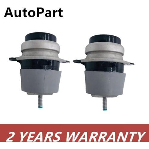 2PCS Left + Right Aluminum Engines BAR LR Rubber Drive Motor Mount For Audi Q7 For Volkswagen Touareg 4.2L 7L6199131A 7L6199131