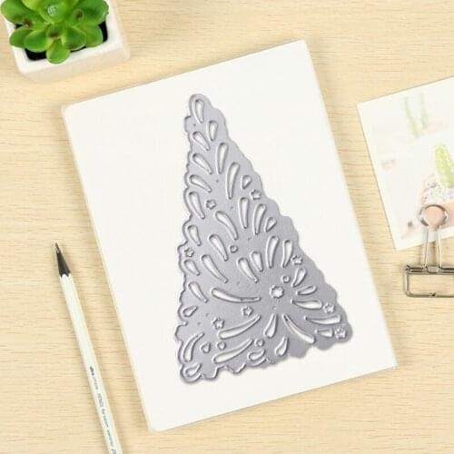 Christmas Tree Metal Cutting Dies Stencil DIY Scrapbooking Album Paper Card Template Mold Embossing Craft Decoration 85DA
