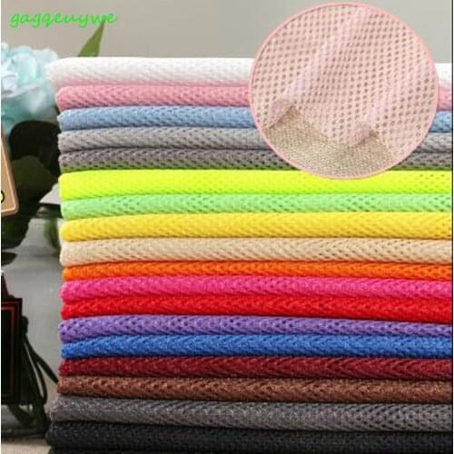 Gagqeuywe wide 1.5m Colorful Breathable soft single-layer mesh cloth mesh about 2 mm for lining lining net pocket diaper pocket