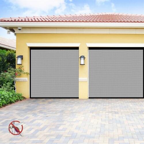Garage Door Curtain Mosquito Net Large Size Anti Fly Insect Screen Door Anti-insect Net Seamless Garage Door Screen 2x4m