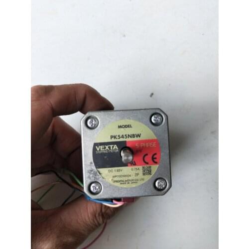 PK545NBW stepper motor , used in good condition . 80% appearance new , good working , free shipping