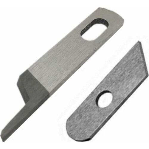 SEWING MACHINE 14CG754 UPPER & LOWER KNIVES BLADES #412585+550449 5BB5423