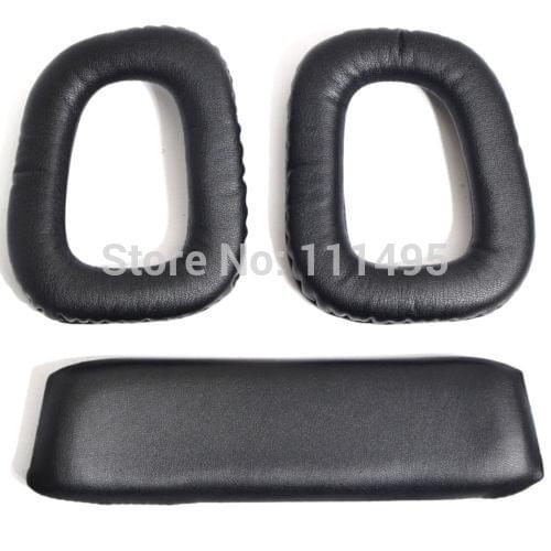 Replacement Ear pads Cushion Headband Set For Logitech G35 Headphones