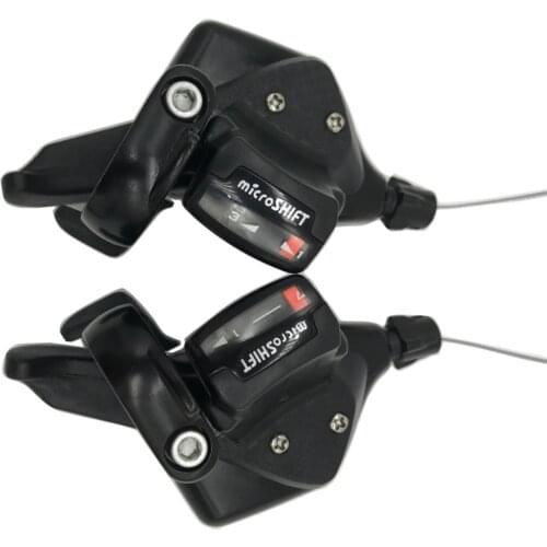 MicroSHIFT 7 Speed Trip MTB Trigger Shift 1-7 Right & 1-3 Left Side Bicycle Conjoined DIP Derailleur Fit for Shimano