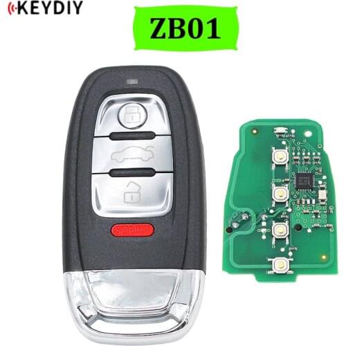 KEYDIY Universal Smart Key ZB01 for KD-X2 Car Key Remote Replacement Fit More than 2000 Models