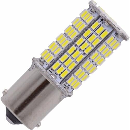 1pcs Super White 1156 BA15S 1141 1003 7506 3014 144SMD LED Bulb CanBus Error Free Turn Signal Back Up Reverse Brake Tail Light