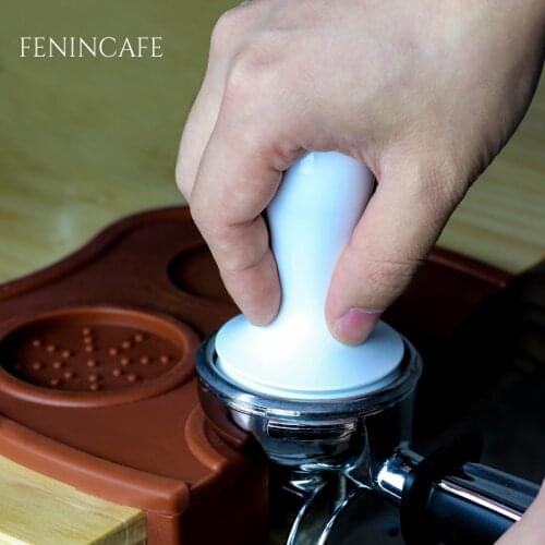 304 stainless steel coffee grinder Tamper 58MM Handmade Coffee Pressed Powder Hammer Espresso Maker Cafe Barista Tools