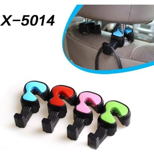 Car violin hook car embedded hook no need to take the headrest r-x5014