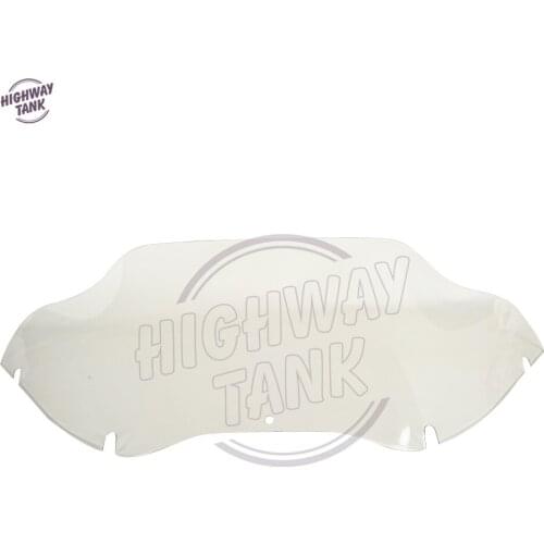 9" Motorcycle Tint Windshield Moto Windscreen Case for Harley Touring Road Glide FLTR FL 1998-2013