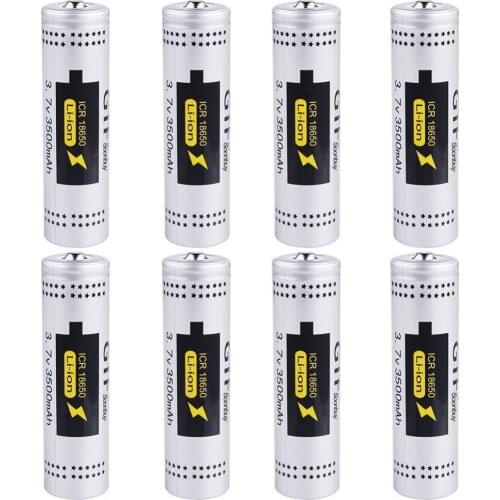 Readable ion-ion refillable stack with 3.7 mah, gtf, 18650 v, 3500 for flashlight, dropshipping, cells