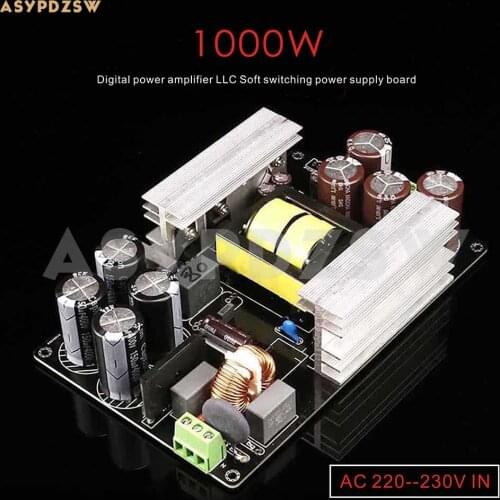 IRS2092 Digital power amplifier LLC Soft switching power supply board AC 220--230V DC +/-80V 1000W SMPS
