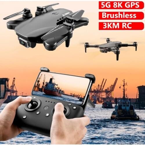 GPS Smart Follow WIFI FPV Drone Brushless 5G 8K GPS RC Drone 8K HD Dual Camera RC Quadcopter Optical Flow Shooting Toy Boy Gifts