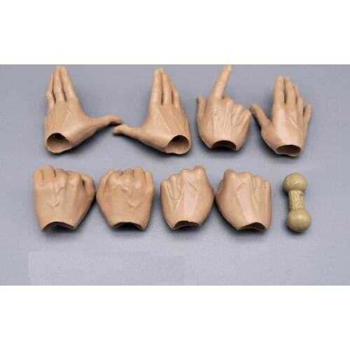 Hot Sales 1/6th Sport Players Hand Models With Connector Suit For 12 inch Doll Figures Collection