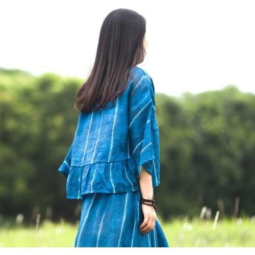 Женские рубашки в полоску LZJN China At AliExpress