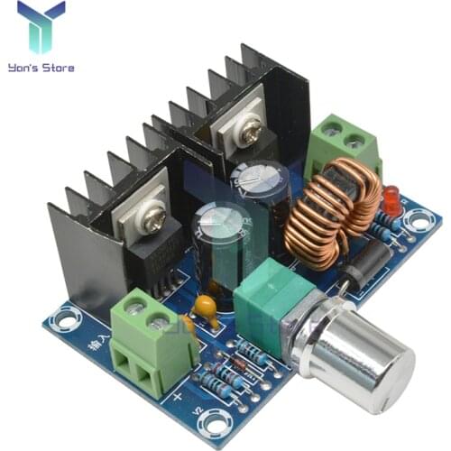 M401 DC-DC Step Down Buck Converter Power Supply Module XL4016 PWM Adjustable Module 4-40V To 1.25-36V Voltage Regulator Max 8A