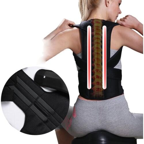 Medical Therapy Belt for Back Pain Shoulder Band Belt Support Brace Scoliosis Posture Corrector Corset Pain Relief Men Women