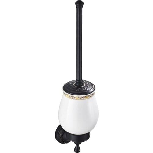 Toilet brush holder set- soft nylon - Fits well - Eco friendly, Wall Mounted