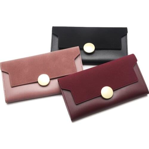 New Women Wallets Pu Leather Purses Female Long Design Hasp Purse Money Bag Ladies Card Holders Clutch Carteras Dropshipping