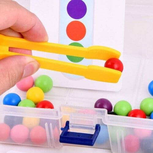 Girl Color Cognition Teaching Aid Hand Fine Motor Skills Match Educational Baby Motessori Game Early Education Training Toy