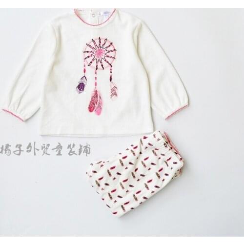 K Original Single Baby Virgin Baby Children Velvet Home Furnishing Serve Bind Foot Pants Twinset 12 Individual Month -3 Year