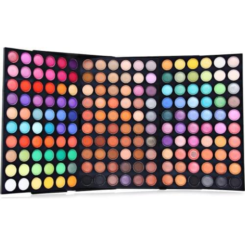 Popfeel 180 / 252 Color Shimmer Glitter Eye Shadow Palette Waterproof Cosmetic Profissional Matte Eyeshadow Cream Makeup Palette