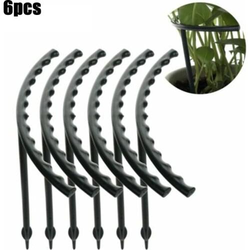 6 Pcs Stakes Plant Support Stand Garden Climbing Trellis Flower Stand Cage Plant Climbing Frame Plant Support Frame