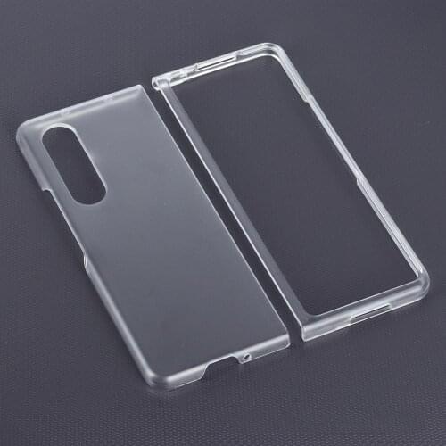 Front And Back Protection Shockproof TPU Frosted Transparent Protective Case For Samsung/GALAXY Z FOLD 3