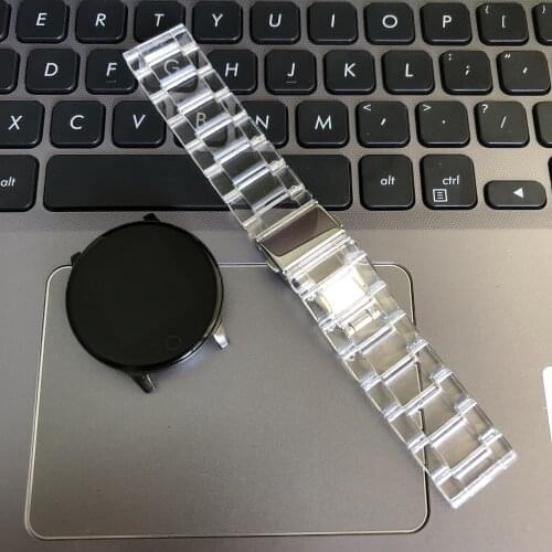 22mm 20mm Lightweight Resin Bracelet Strap for Huawei GT2 Huami Amazfit Watchband for Samsung Gear S3 Galaxy Active 42mm 46mm