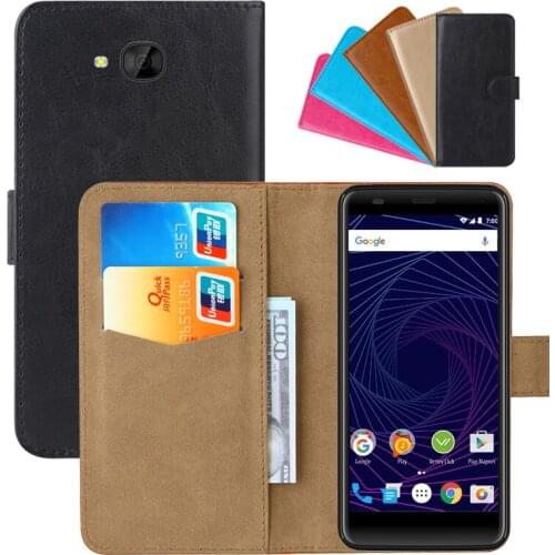 Luxury Wallet Case For Vertex Impress Indigo PU Leather Retro Flip Cover Magnetic Fashion Cases Strap