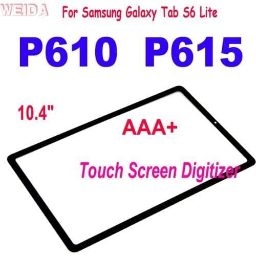 10.4" Touch For Samsung Galaxy Tab S6 Lite P610 P615 Touch Screen Digitizer Glass Panel Replacement for P610 Touch P615 Screen