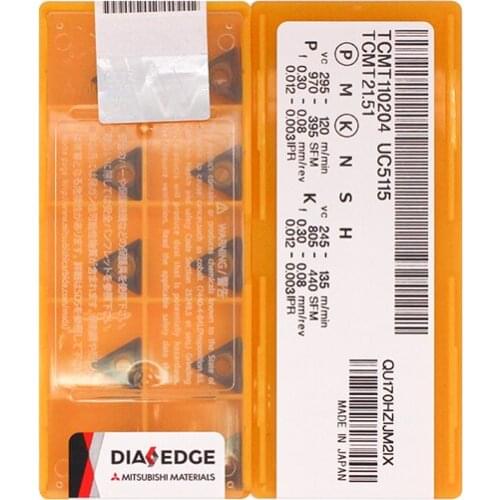 TCMT110204 UC5115 100% Original carbide insert with the best quality 10pcs/lot free shipping