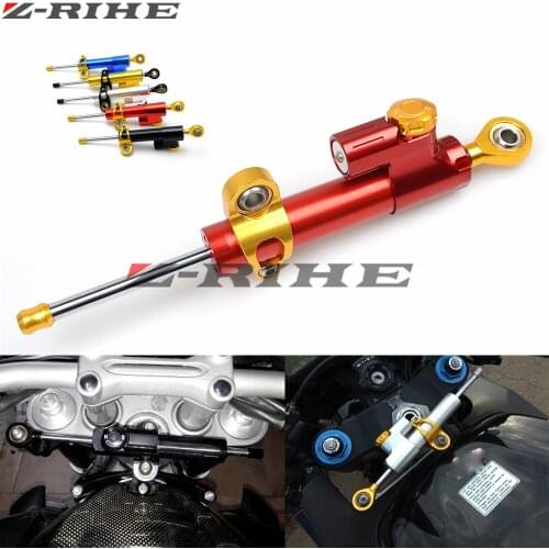 Universal CNC Aluminum Motorbike Motorcycle Steering Damper For Honda Suzuki BMW R1200GS Kawasaki Yamaha MV AGUSTA Aprilia