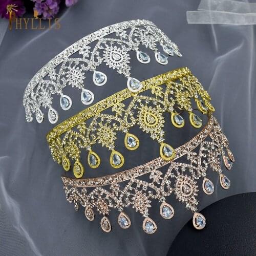 A175 Sparkle Crystal Headband for Wedding Hair Decoration Rhinestone Wedding Hair Jewelry Bride Crown Handmade Women Tiara